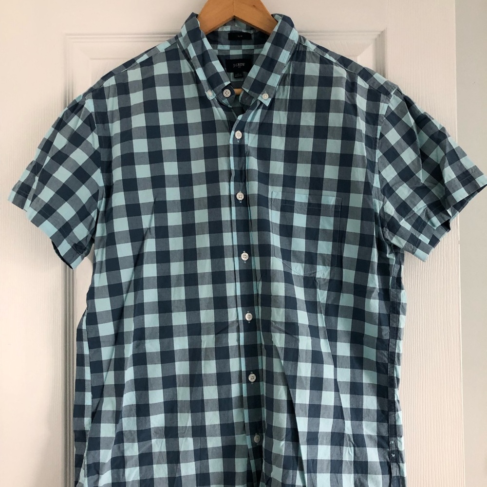 JCrew short sleeved button down